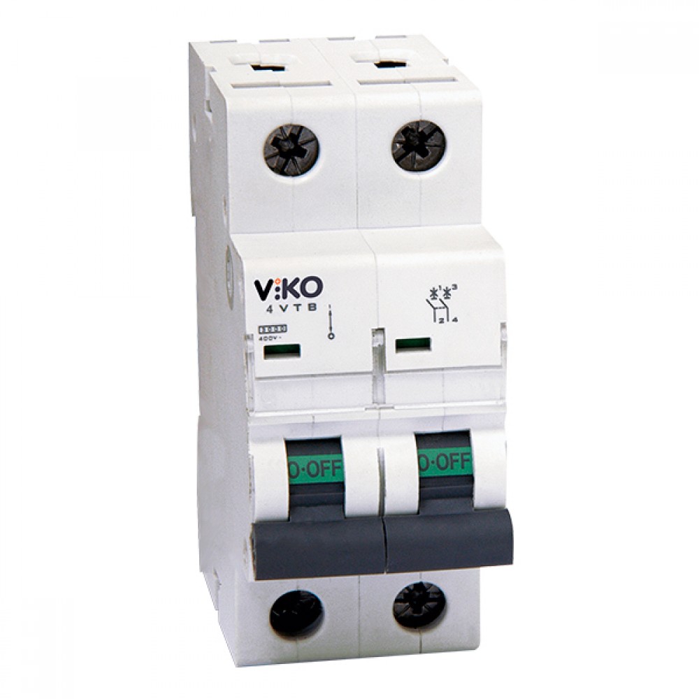 Автоматичний вимикач VIKO 2P 25A 4.5кА 230/400В тип С(6)