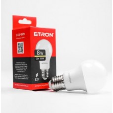 Лампа світлодіодна ETRON Power Light 1-ELP-009 A55 8W 3000K E27