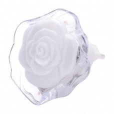 Нічник Horoz LED 0,4W 25Lm 220-240V 60x60мм. квітка білий