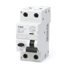 Диференціальний автомат VIKO 6kA 2P, 16A, AC