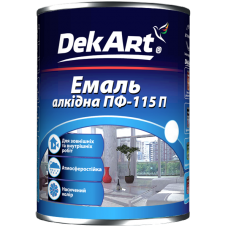 Эмаль алкидная DekArt ПФ 115П голубая 2,8 кг
